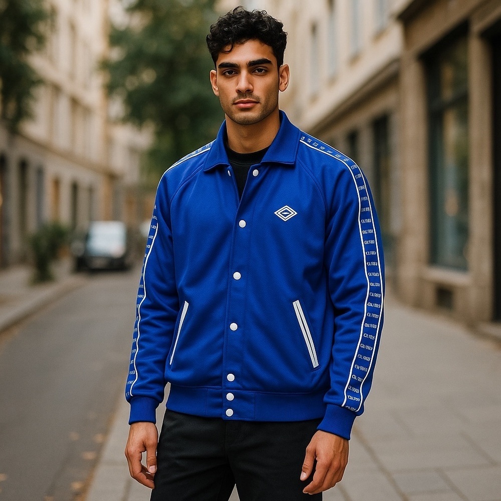 SCOTCH & SODA Varsity Jacket, Blue Size L